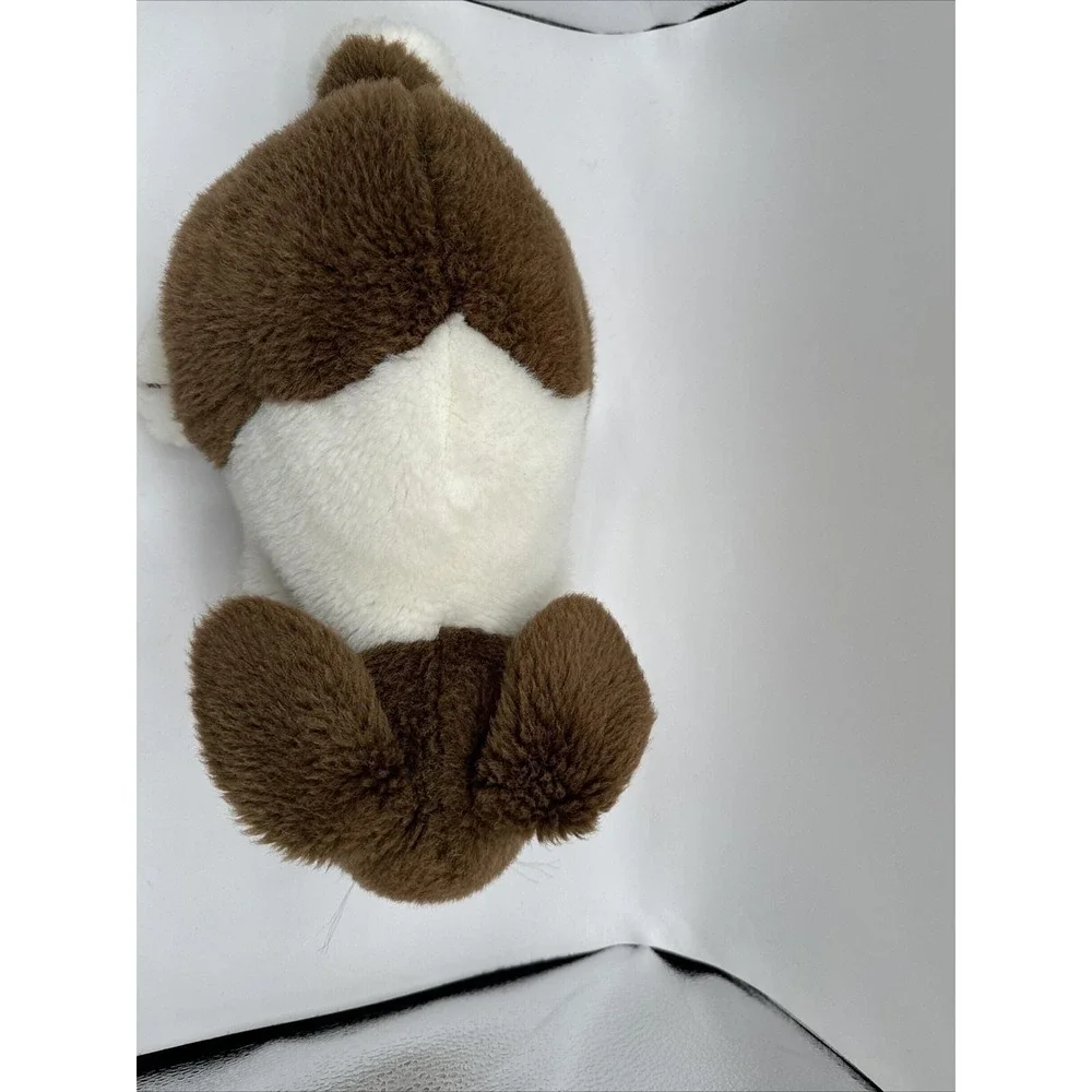 Vintage Cascade Toy‎ Rabbit Hand Puppet Brown White Plush Bunny Stuffed Animal